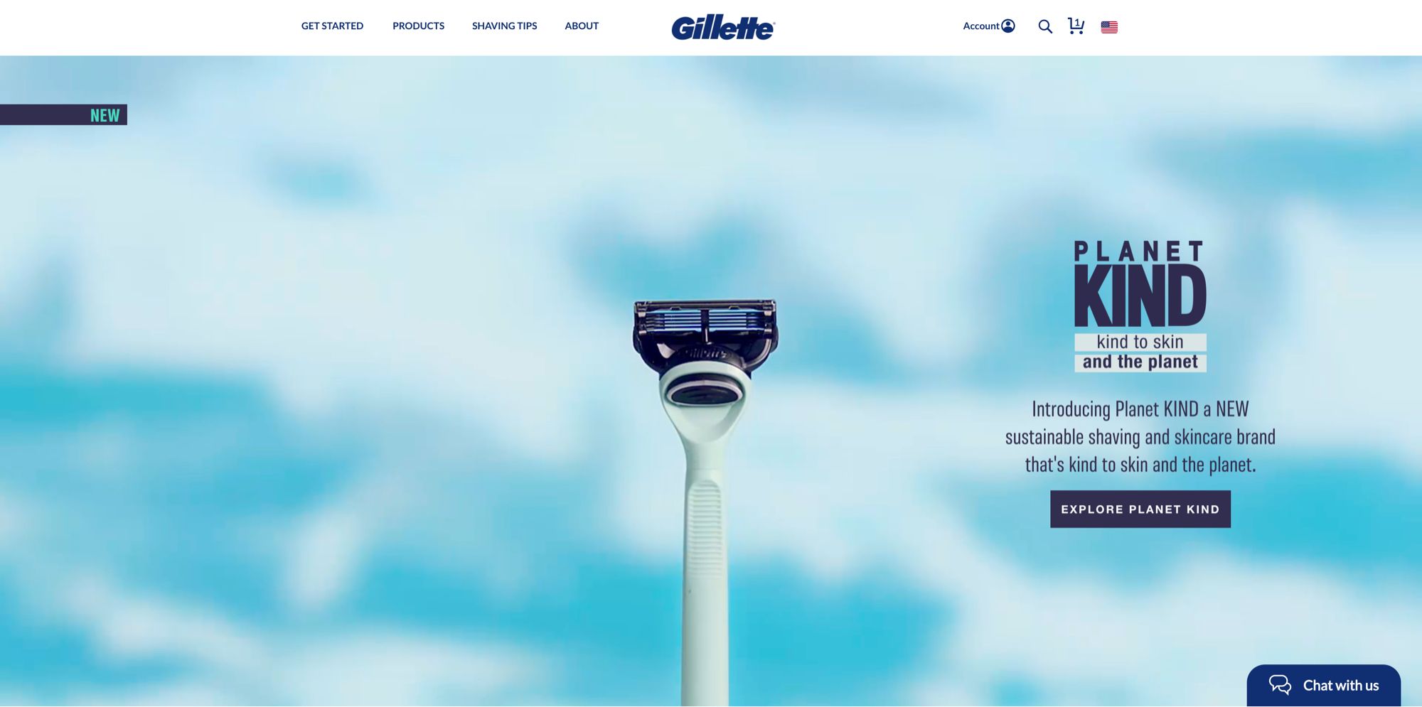 Gillette 電腦版網站